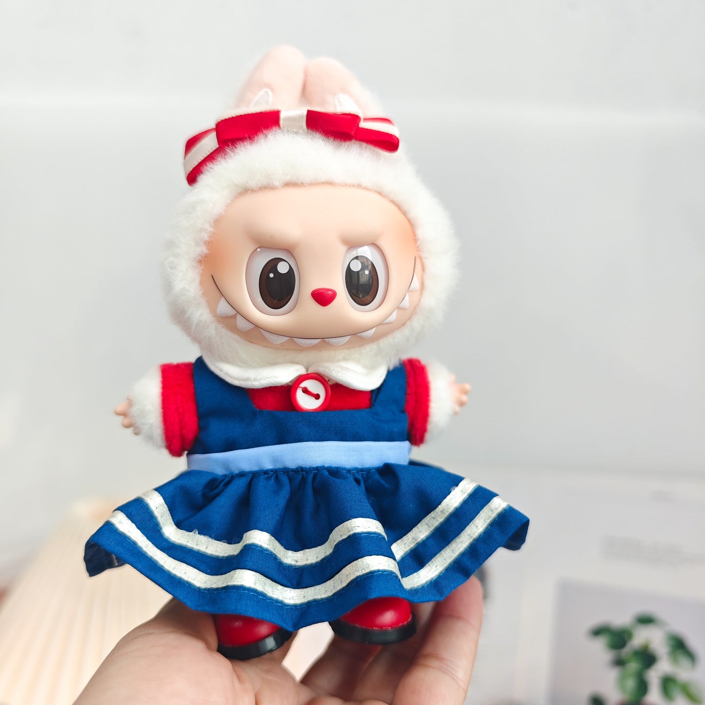 Labubu Doll Clothes & Accessories for 15-17cm Vinyl Dolls - Outfits, Hats, Shoes