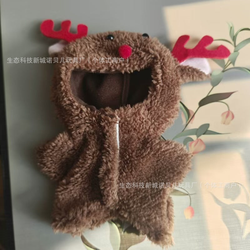 17cm Rab Cloth Doll Clothes Wedding Dress Suit Sweater Hand-made Doll Cute Pendant Doll Clothes