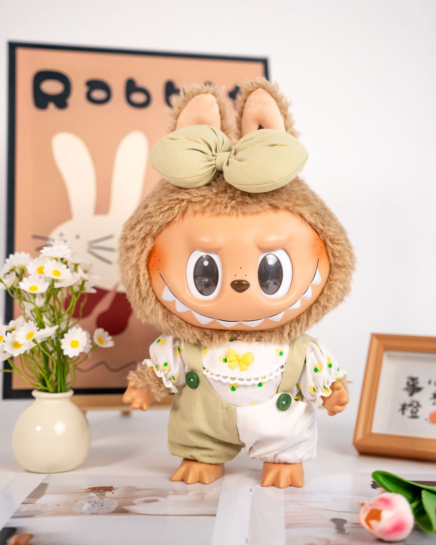 38cm Labubu Doll Clothes - Cute Outfits for Vinyl Dolls