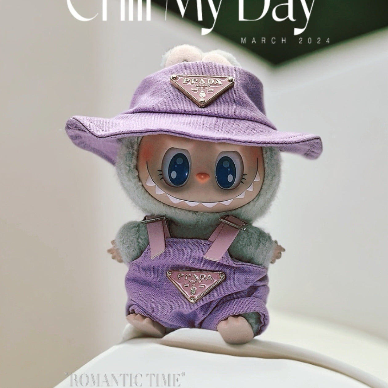 Labubu Doll Outfit - Two-Piece Set for Sitting Posture