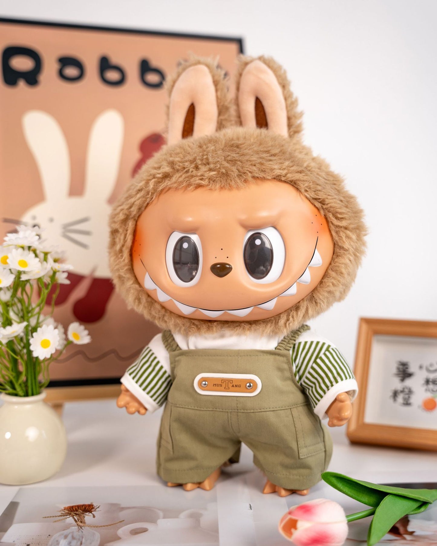 38cm Labubu Doll Clothes - Cute Outfits for Vinyl Dolls