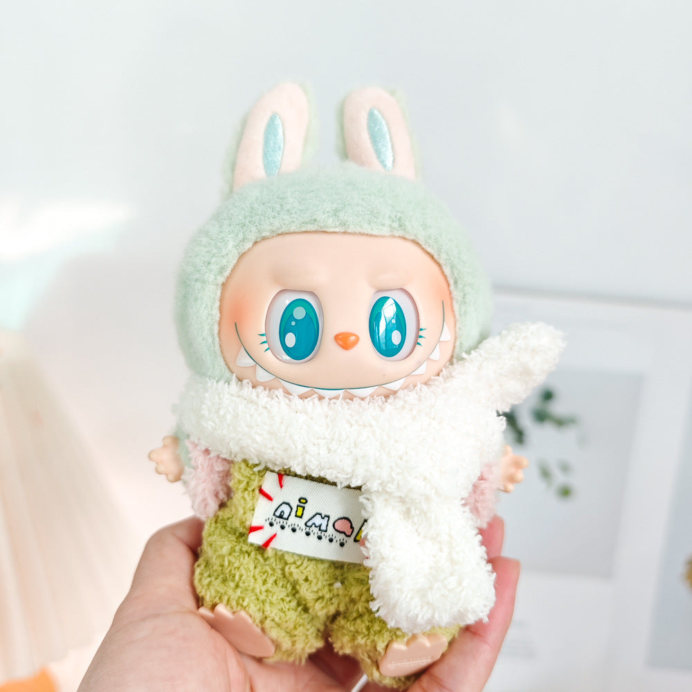 Labubu Doll Outfit Set - 15-17cm Jumpsuit, Hat & Accessories