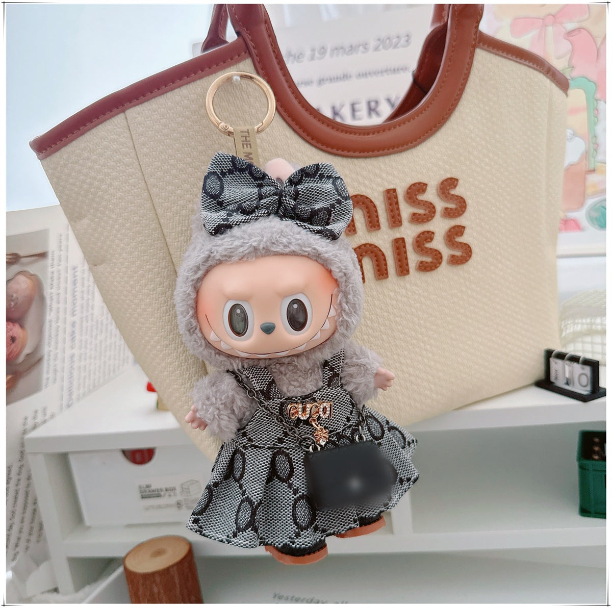 Labubu Doll Outfit - 17cm Cute Skirt Set for Vinyl Dolls