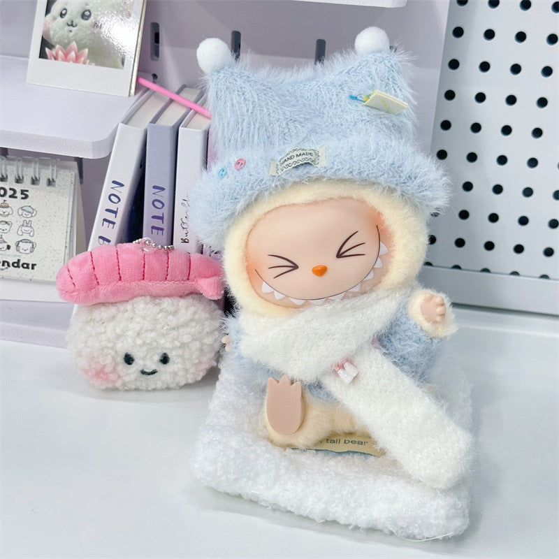 Wholesale Labubu Doll Clothes 17cm Accessories First, Second, Third Generation Vinyl Plush Doll Outfit Set
