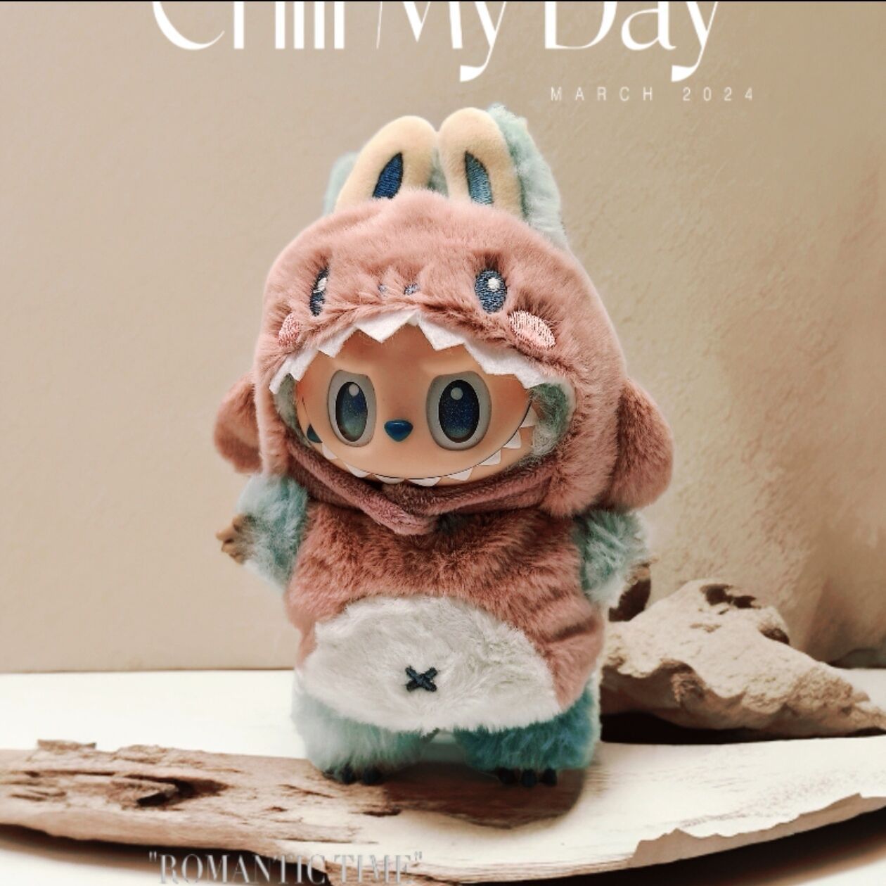 Labubu Doll Outfit - Dinosaur & Shark Vinyl Clothes for 17cm Labubu