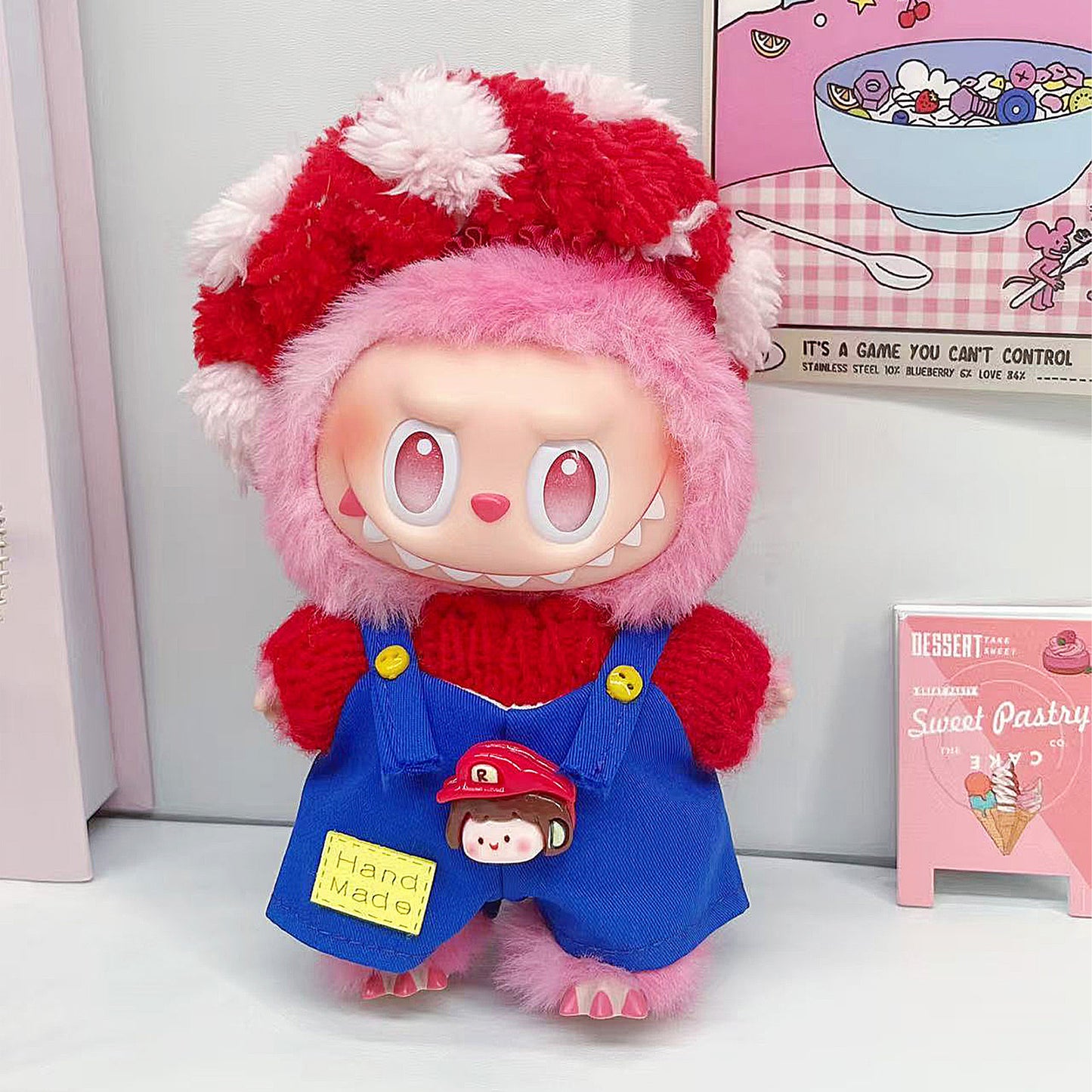 Labubu third generation doll clothes labubu 3.0 doll clothes generation second generation sitting party for blind box clothes 17cm
