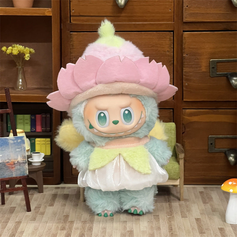 Wholesale Labubu Doll Clothes 17cm Accessories First, Second, Third Generation Vinyl Plush Doll Outfit Set