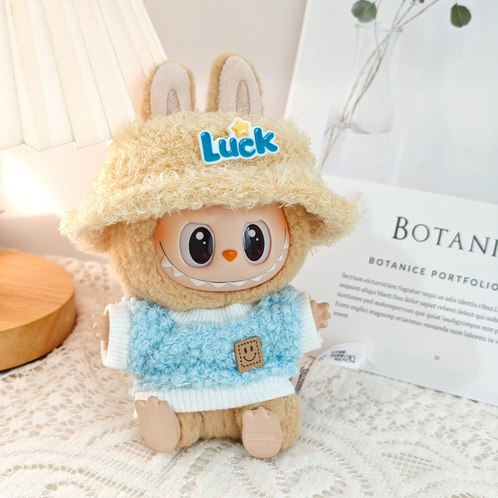 Labubu First Generation, Second Generation, Third Generation Baby Clothes, Sitting Party Baby Clothes, Sitting Posture Doll, Macaron Labubu Clothes