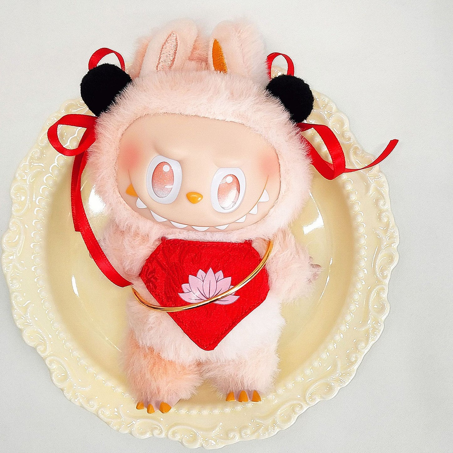 Labubu third generation doll clothes labubu 3.0 doll clothes generation second generation sitting party for blind box clothes 17cm