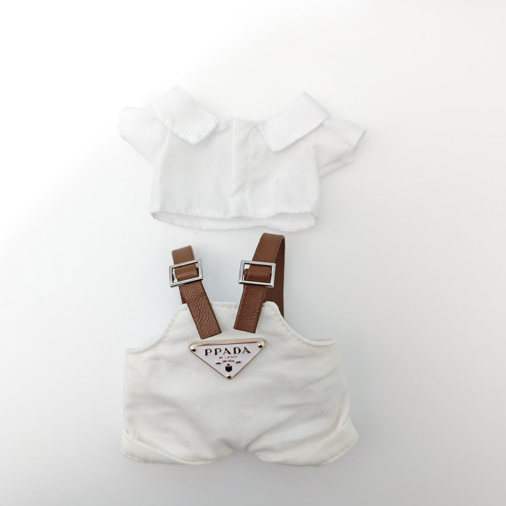 Labubu Doll Outfit Set - Trendy Clothes & Accessories for 17cm Vinyl Pendant