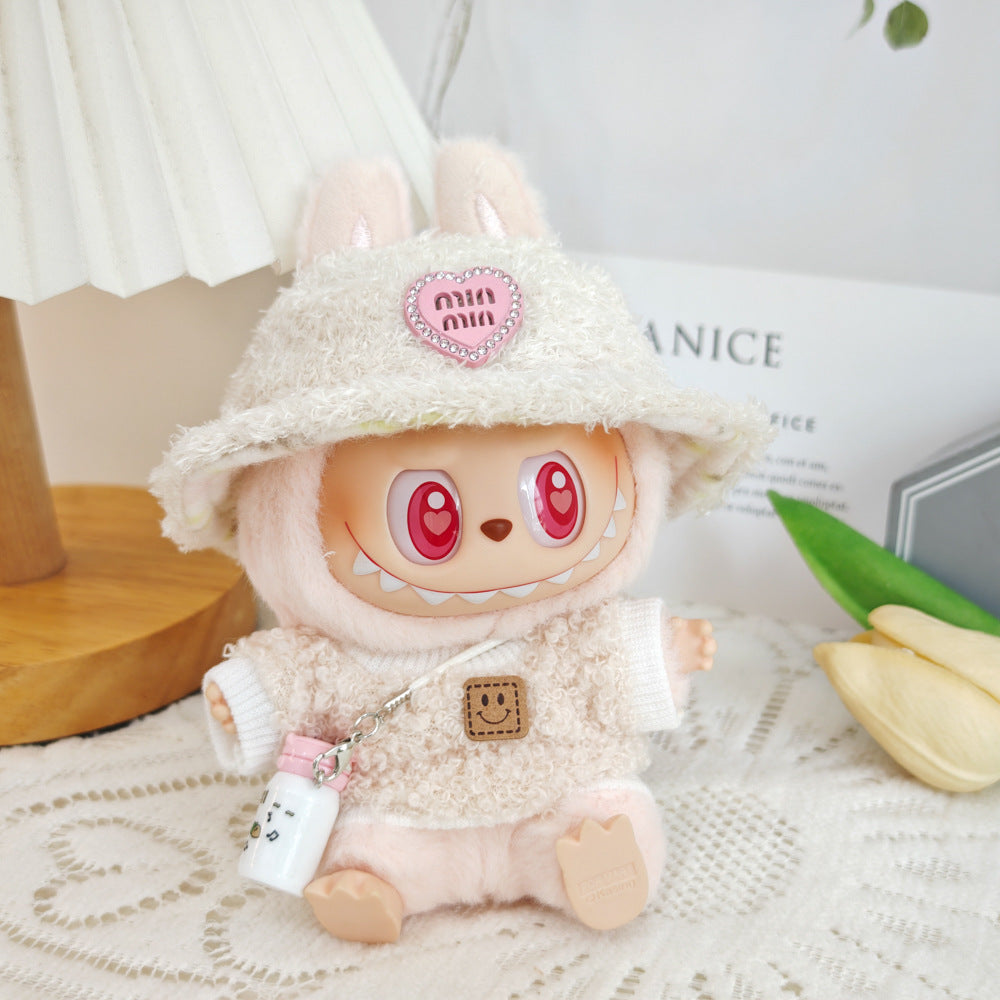 Labubu Doll Outfit Set - Cute Baby Clothes & Accessories for Vinyl Dolls