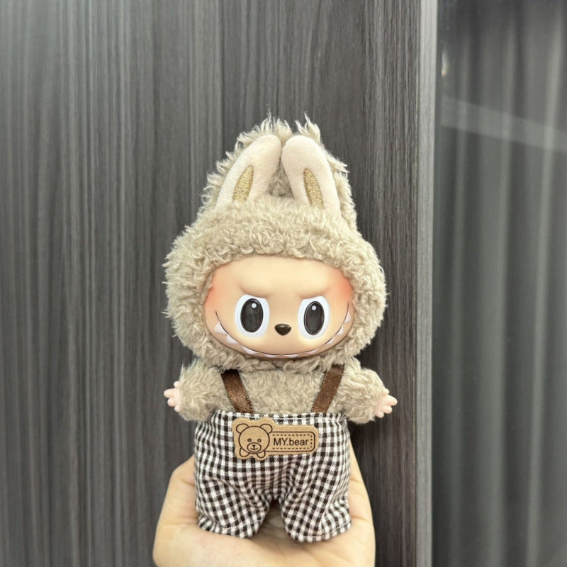 Labubu Sitting Party Doll Clothes Generation II Blind Box Labubu Doll Clothes Ragcloth Clothes Plush Vinyl Face