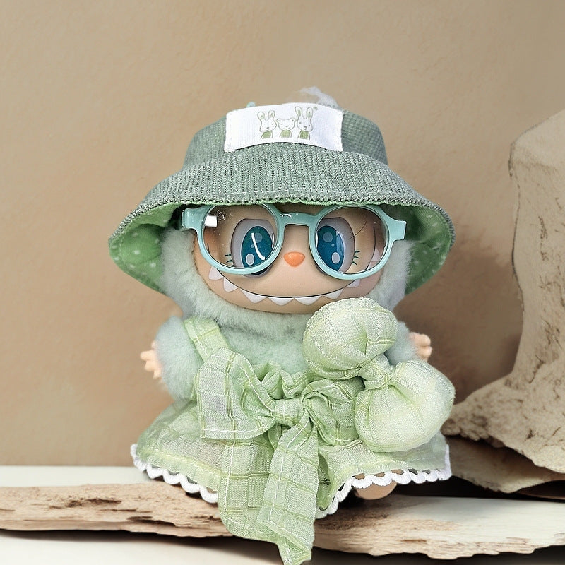 Labubu Doll Outfit Set - Skirt, Hat & Accessories