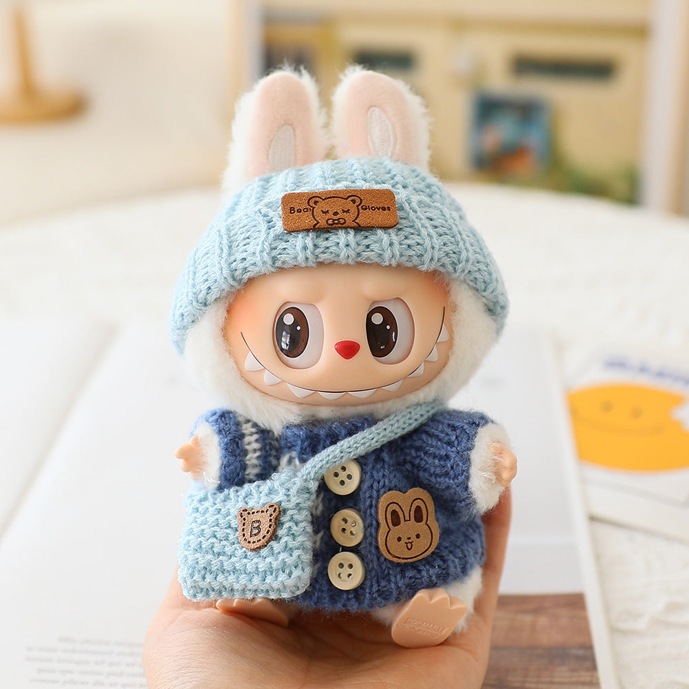 Labubu Baby Clothes Generation Two Generation Three Generation Labubu Clothes Wear Sweater Shoes Vinyl Pendant Replacement Glasses