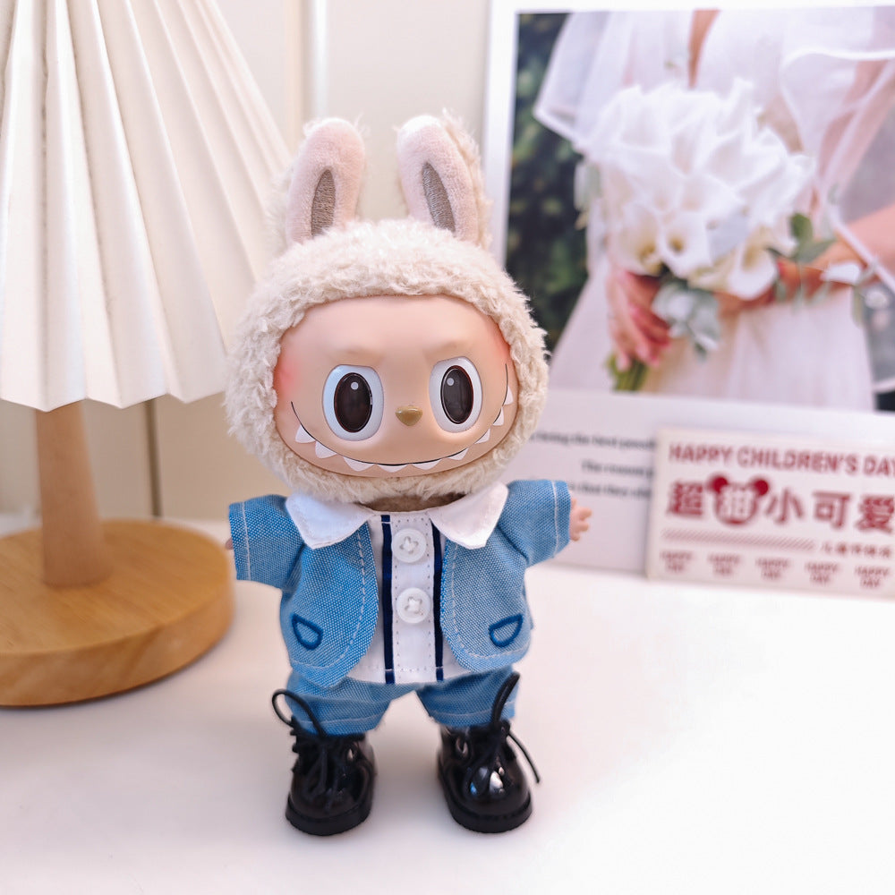 Labubu Doll Wedding Dress & Outfit Set for 17cm Vinyl Doll