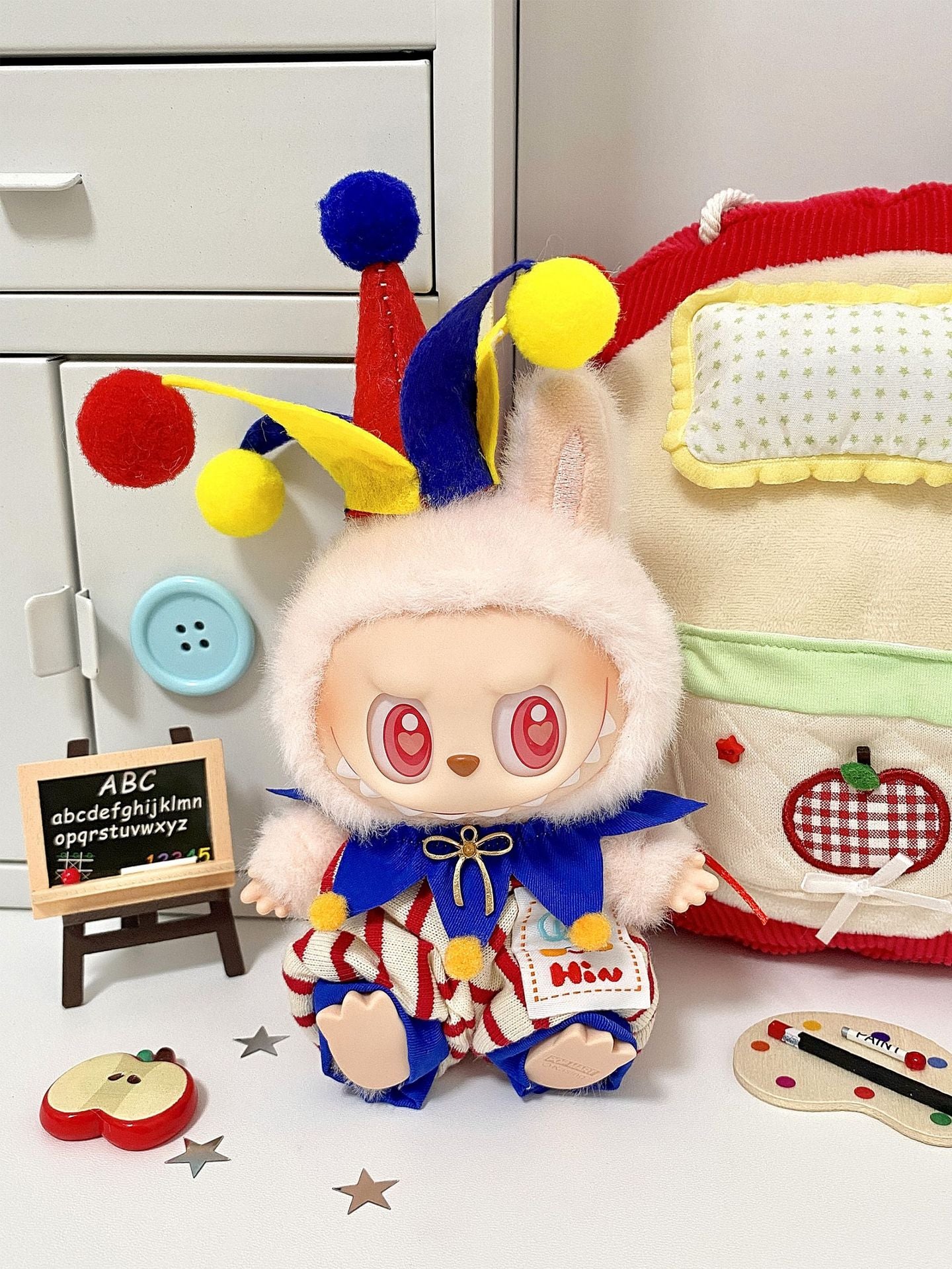 Labubu third generation doll clothes labubu 3.0 doll clothes generation second generation sitting party for blind box clothes 17cm