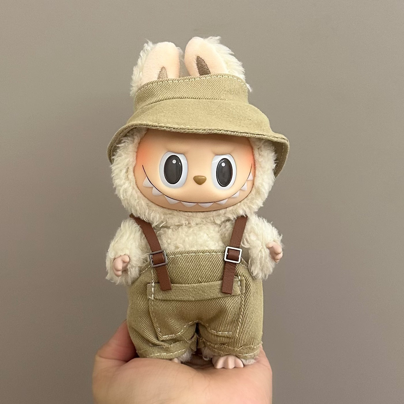 Labubu Iabubu Doll Clothes 17cm Pendant Sitting Party One or Two Generation Plush Doll suit Clothes