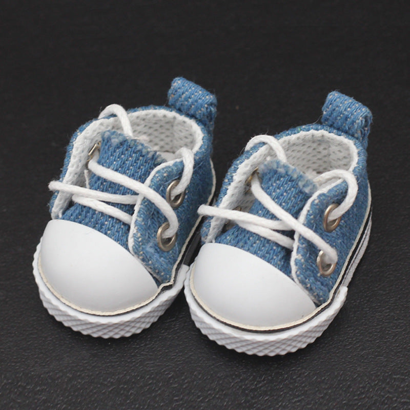 Labubu Doll Canvas Shoes - 3.8CM Sports Style for 10CM & 17CM Dolls