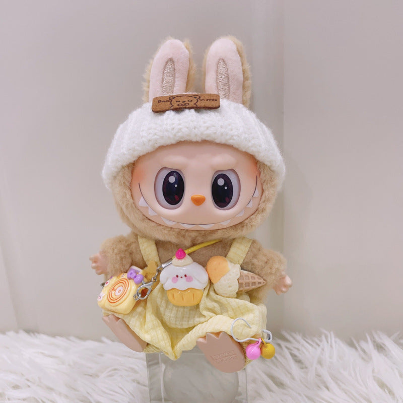 Labubu Doll Summer Ice Cream Overalls Outfit