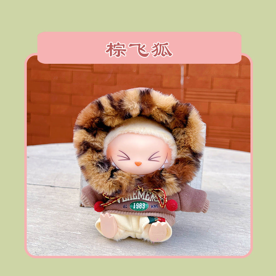 Labubu 15cm Sitting Doll Clothes - Macaron 2nd Gen Outfits