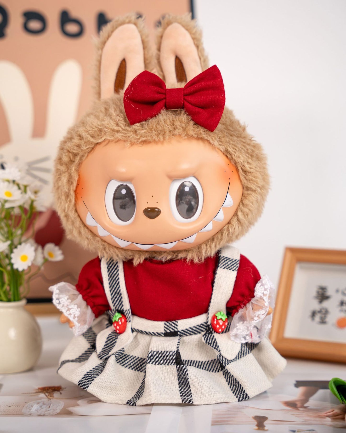 38cm Labubu Doll Clothes - Cute Outfits for Vinyl Dolls