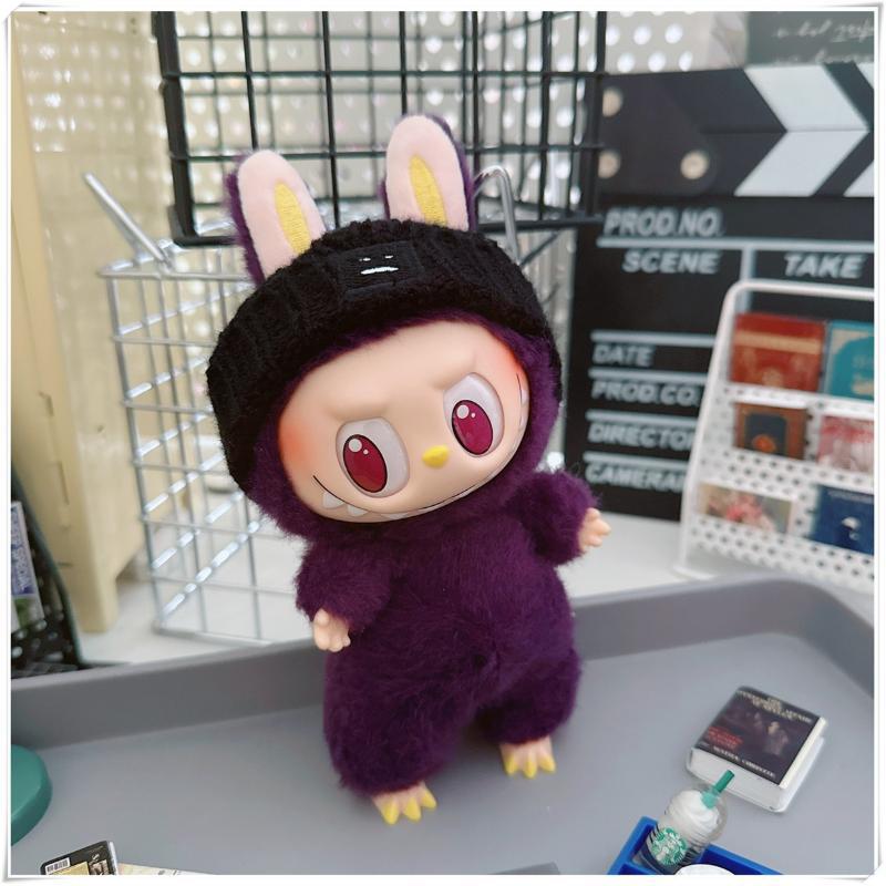 Labubu Doll Outfit - Cute Cotton Coat & Accessories for 10cm & 17cm Vinyl Dolls
