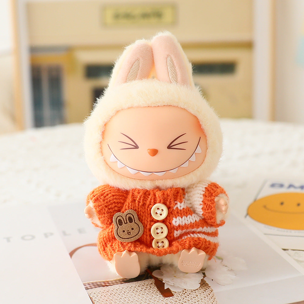 Labubu Baby Clothes Generation Two Generation Three Generation Labubu Clothes Wear Sweater Shoes Vinyl Pendant Replacement Glasses