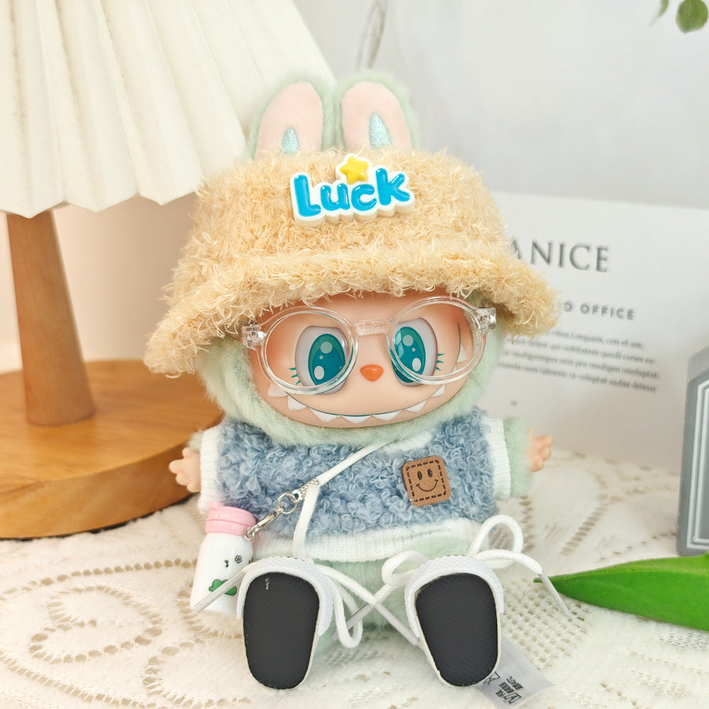 Labubu Doll Outfit Set - Cute Baby Clothes & Accessories for Vinyl Dolls