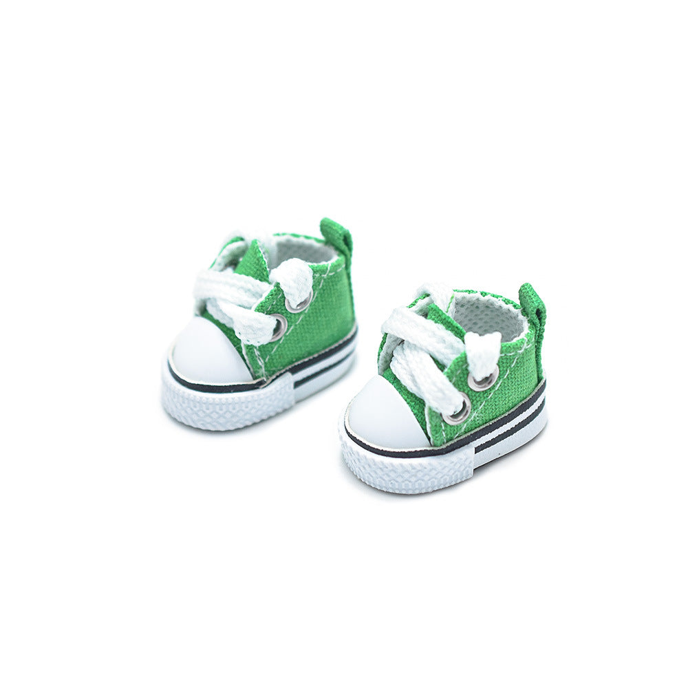 Labubu Canvas Shoes 17cm Labubu Pendant Shoes 10cm Cotton Doll Belle Pendant Baby Clothes