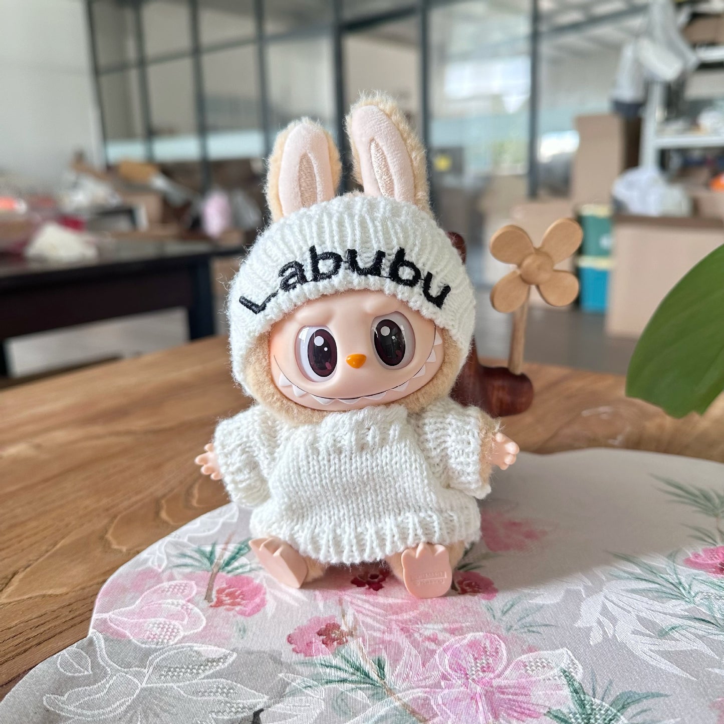 Labubu Doll Outfit Set - Knitted Hat & Sweater for 1st & 2nd Gen