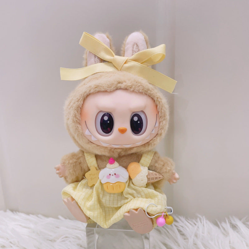 Labubu Doll Summer Ice Cream Overalls Outfit