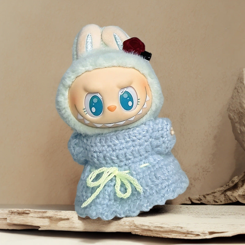 Labubu Doll Outfit Set - Skirt, Hat & Accessories