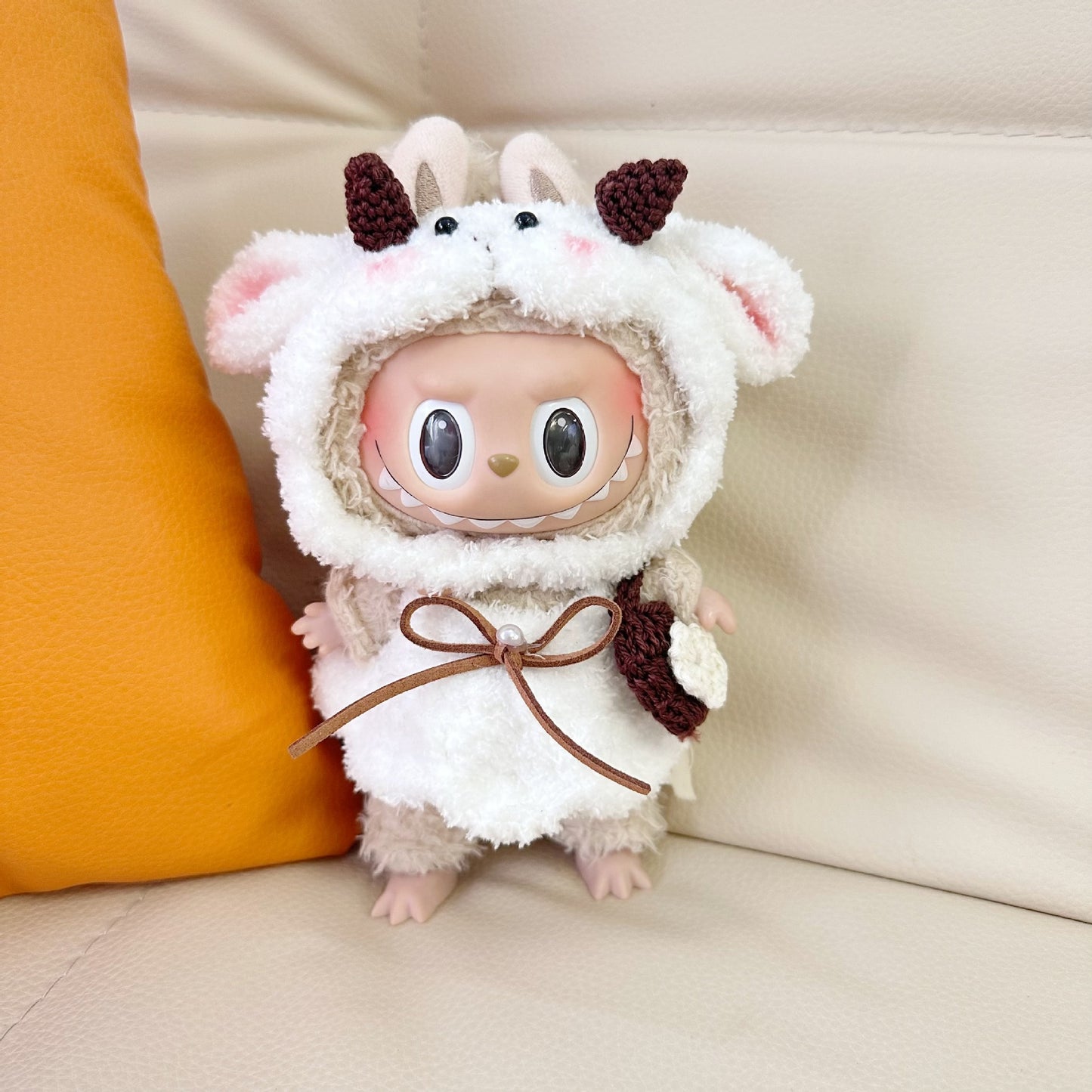 labubu17cm Doll Blind Box Macaron Labu Handmade Star Dalla Bubble Mart Doll Clothes in stock