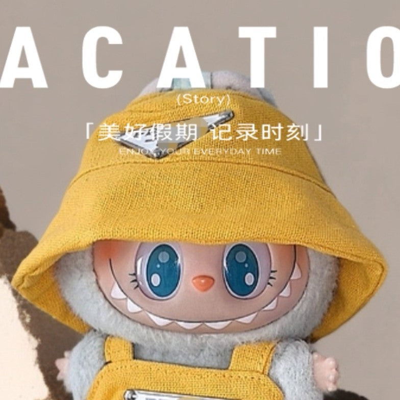 Labubu Doll Outfit Set - 17cm Cute Clothes with Hat & Accessories