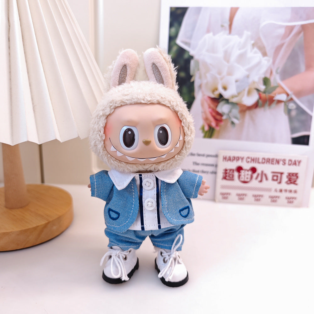 Labubu Doll Wedding Dress & Outfit Set for 17cm Vinyl Doll