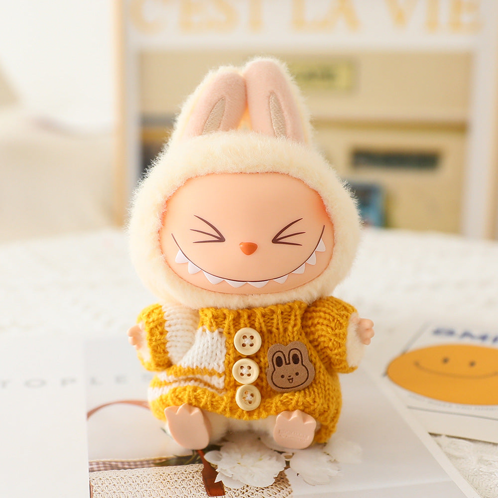 Labubu Baby Clothes Generation Two Generation Three Generation Labubu Clothes Wear Sweater Shoes Vinyl Pendant Replacement Glasses