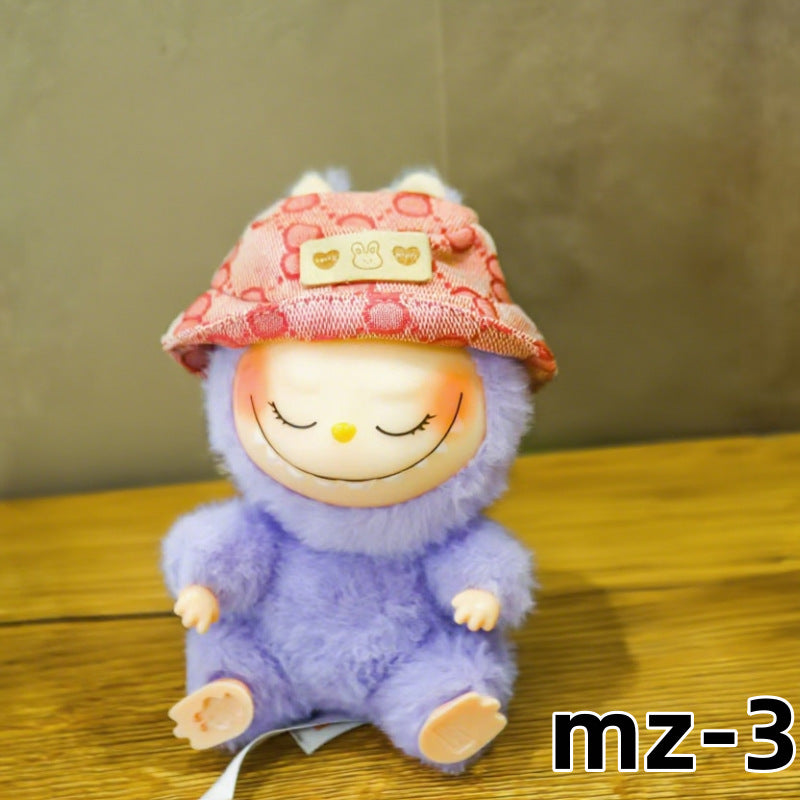 Labubu Wearable Baby Clothes Vinyl Labubu 17cm Doll Cute Dress-Up Casual Suit Skirt Plush Clothes