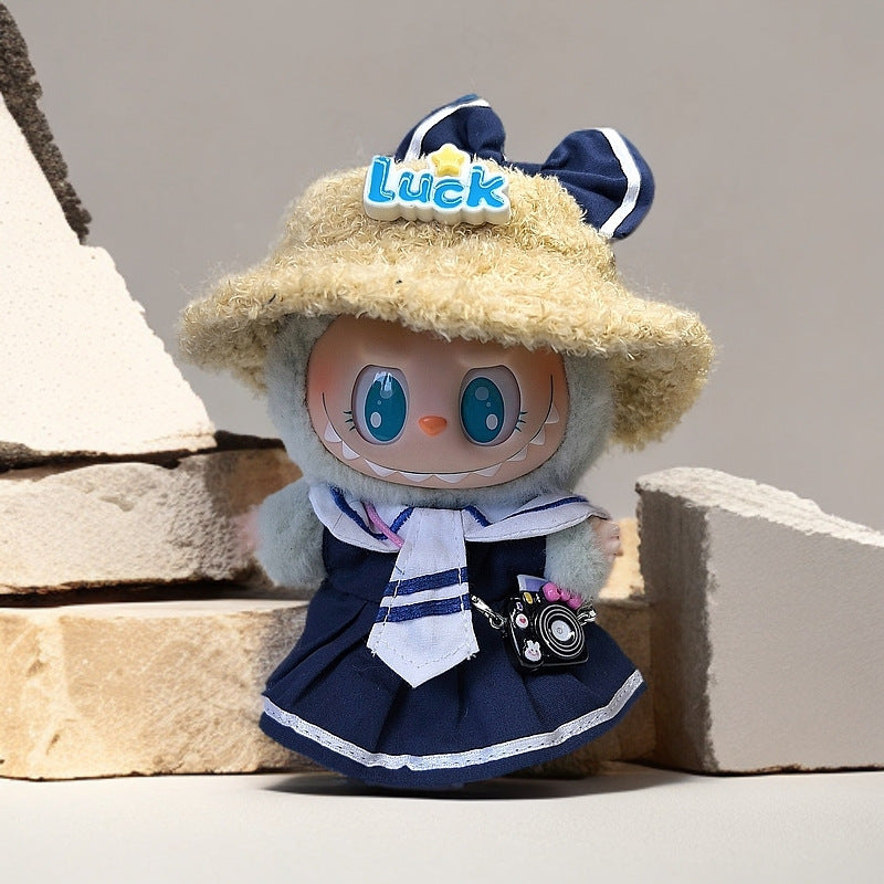 Labubu Doll Outfit Set - Skirt, Hat & Accessories