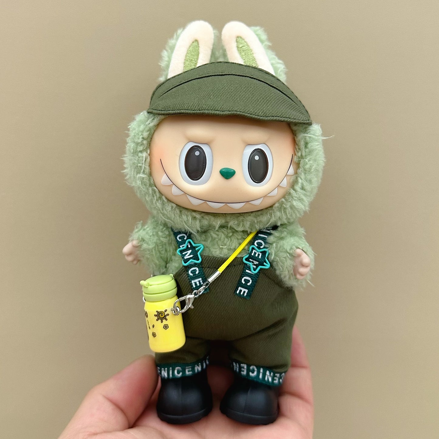 labubu doll clothes 17cm pull cloth clothes blind box doll skirt suit cute dress toy cross-border wholesale