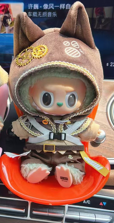 17cm Labubu Doll Clothes & Accessories - Macaron Style