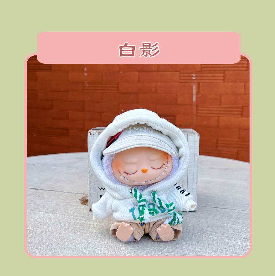 Labubu 15cm Sitting Doll Clothes - Macaron 2nd Gen Outfits