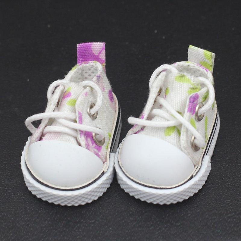 Labubu Doll Canvas Shoes - 3.8CM Sports Style for 10CM & 17CM Dolls