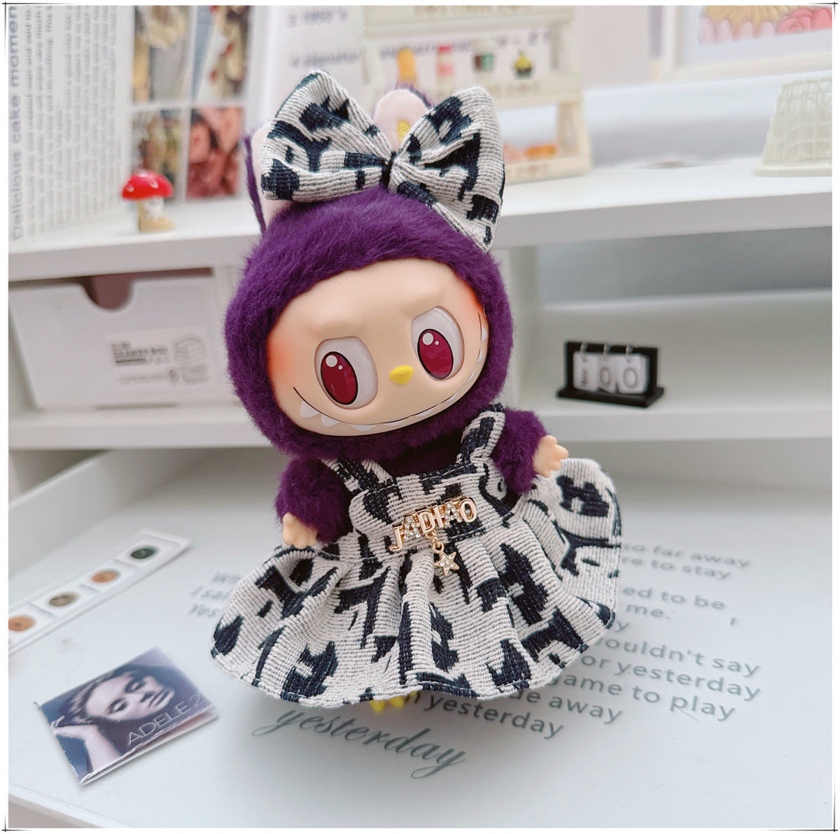 Labubu Doll Outfit - 17cm Cute Skirt Set for Vinyl Dolls