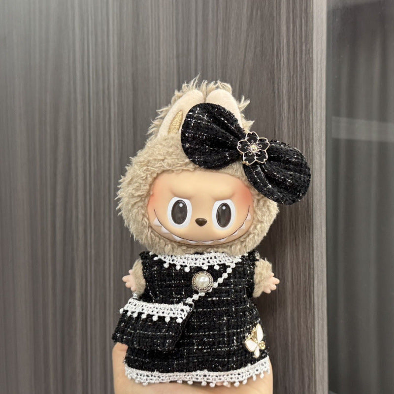 Labubu Sitting Party Doll Clothes Generation II Blind Box Labubu Doll Clothes Ragcloth Clothes Plush Vinyl Face