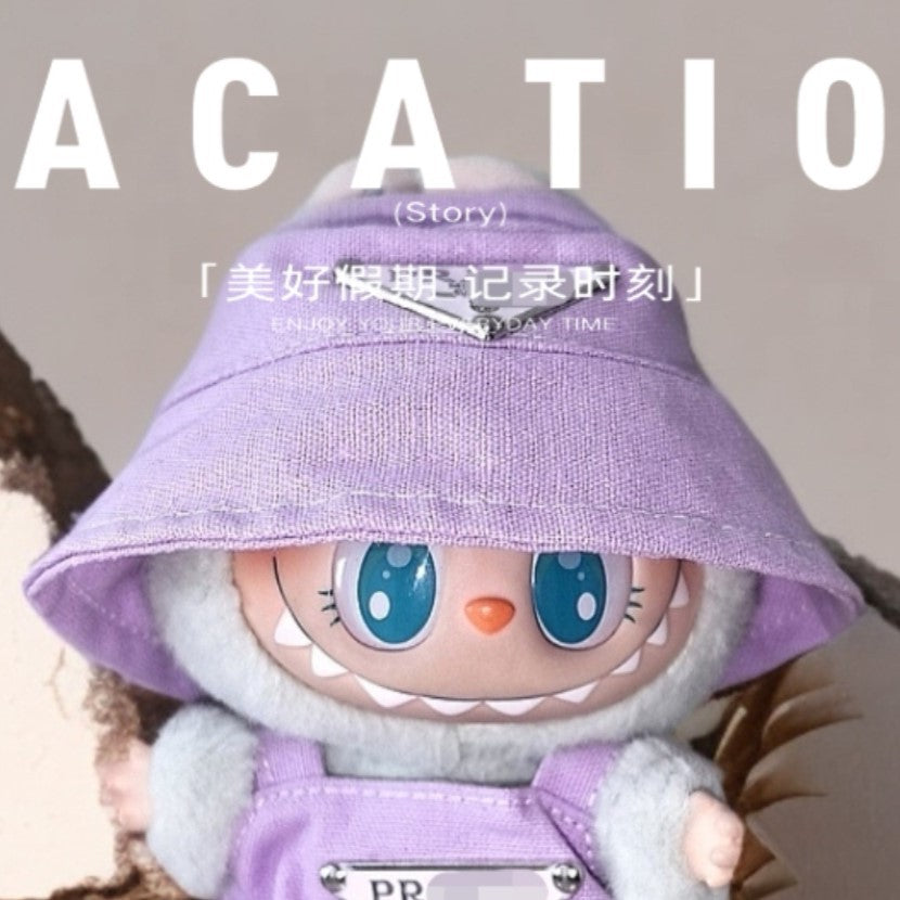 Labubu Doll Outfit Set - 17cm Cute Clothes with Hat & Accessories