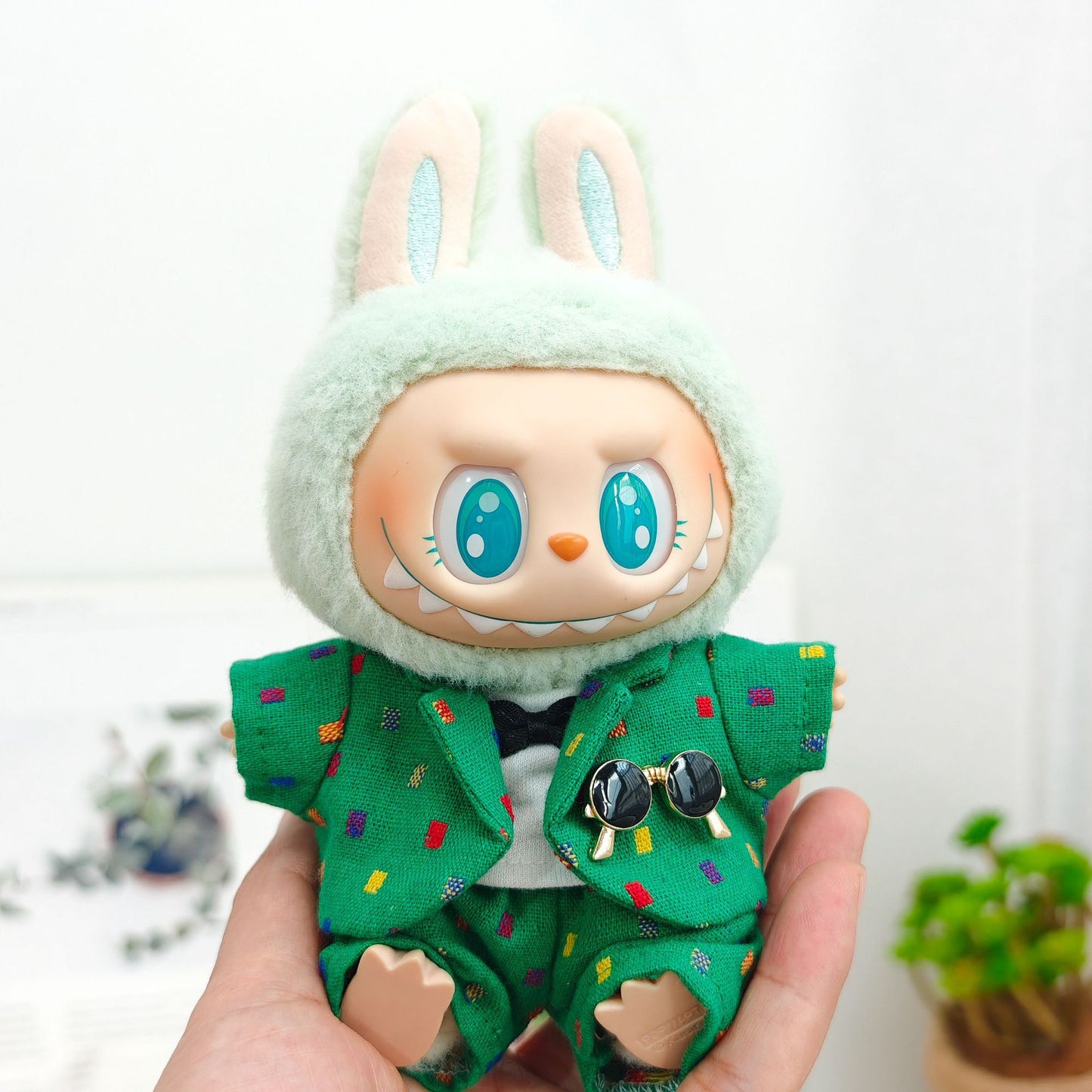 Labubu Doll Outfit Set - Velvet Skirts, Suits & Accessories for 2nd & 3rd Gen Pendant Dolls