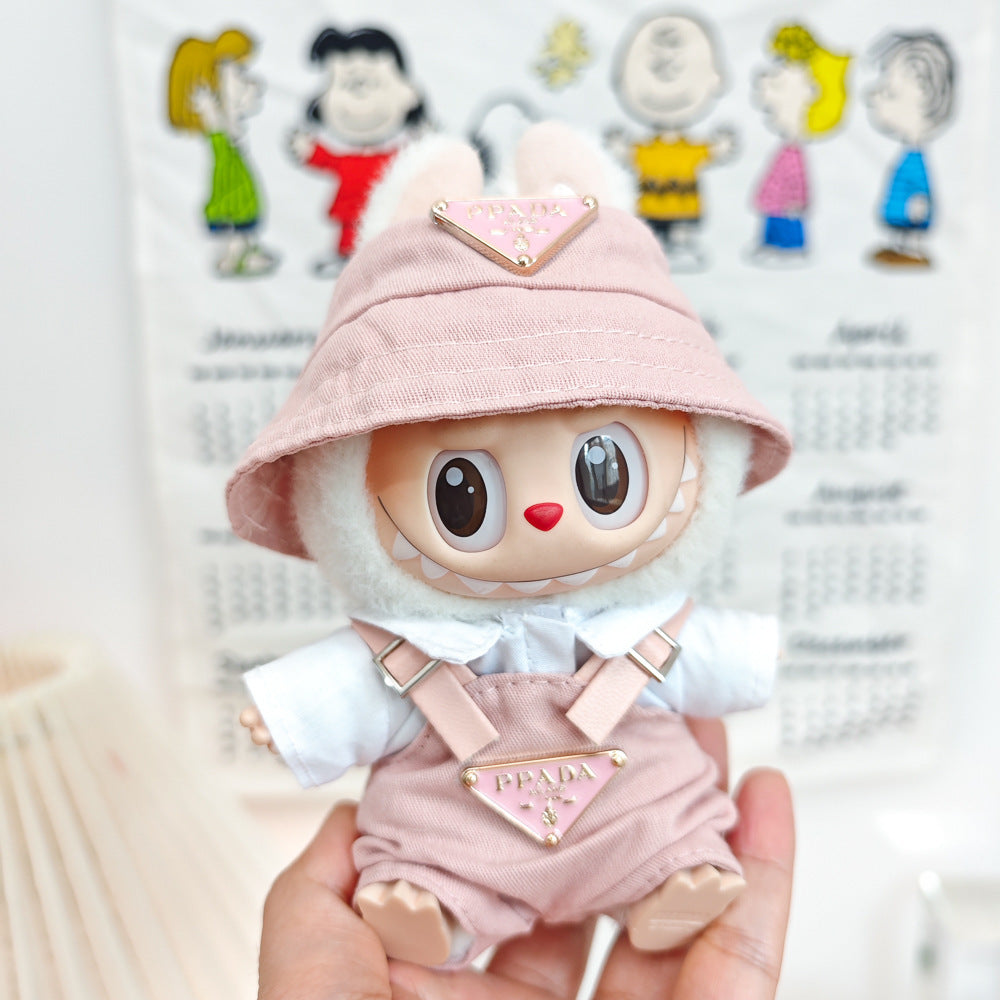 Labubu Doll Outfit Set - Trendy Clothes & Accessories for 17cm Vinyl Pendant