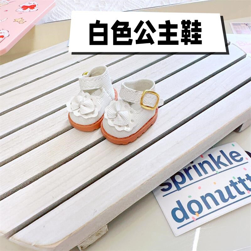 (excluding baby) 17cm cloth shoes labubu vinyl accessories leather shoes 10cm cotton doll princess shoes