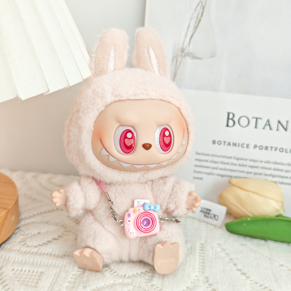 Labubu Doll Sparkling Star Skirt Outfit with Accessories for 17cm Vinyl Doll