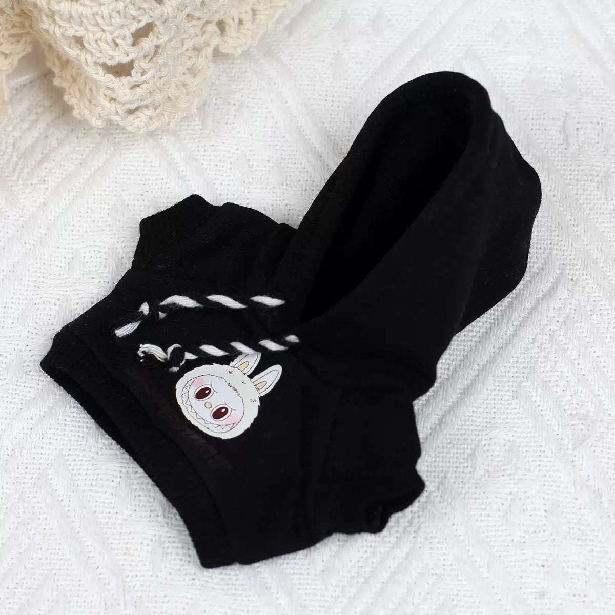 Labubu 17cm Doll Clothes Set - Trendy Sweatshirt & Denim Outfit